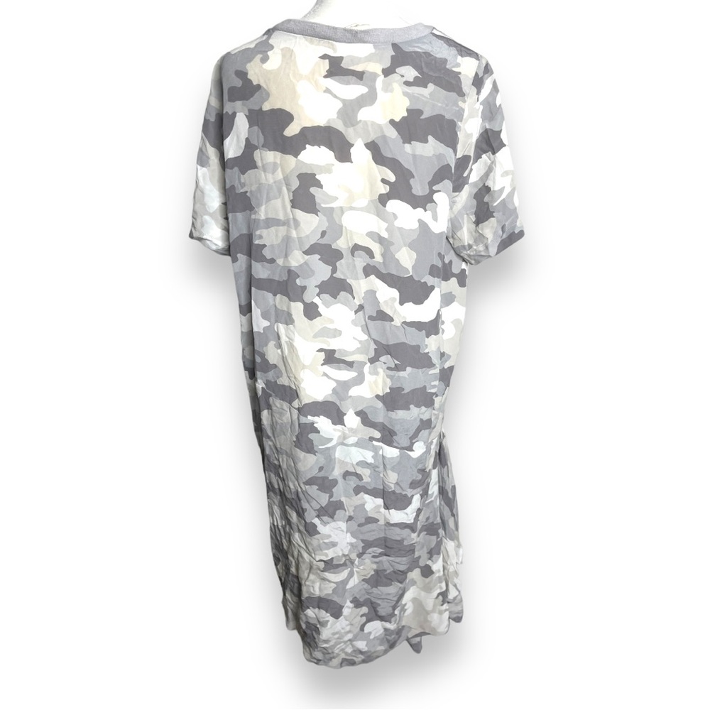 Pure Dkny camouflage silk set dres and jacket vintage size small - Picture 4 of 15